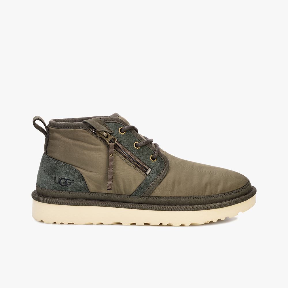 Bottes Classic UGG Neumel Unlined Homme Vert Soldes 638EITFA